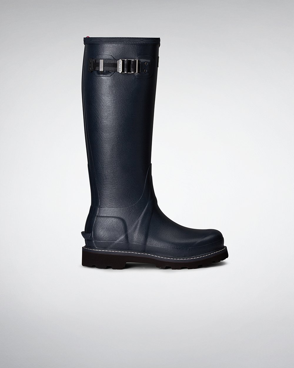 Galochas Altas Hunter Feminina Azul Marinho - Balmoral Poly-Lined - 54WFSENCY